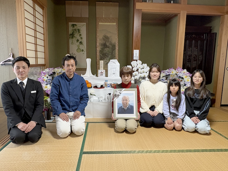 <お客様の声　第59章>　祖父母が会員になってくれていたおかげで、 迷わずお願いできました